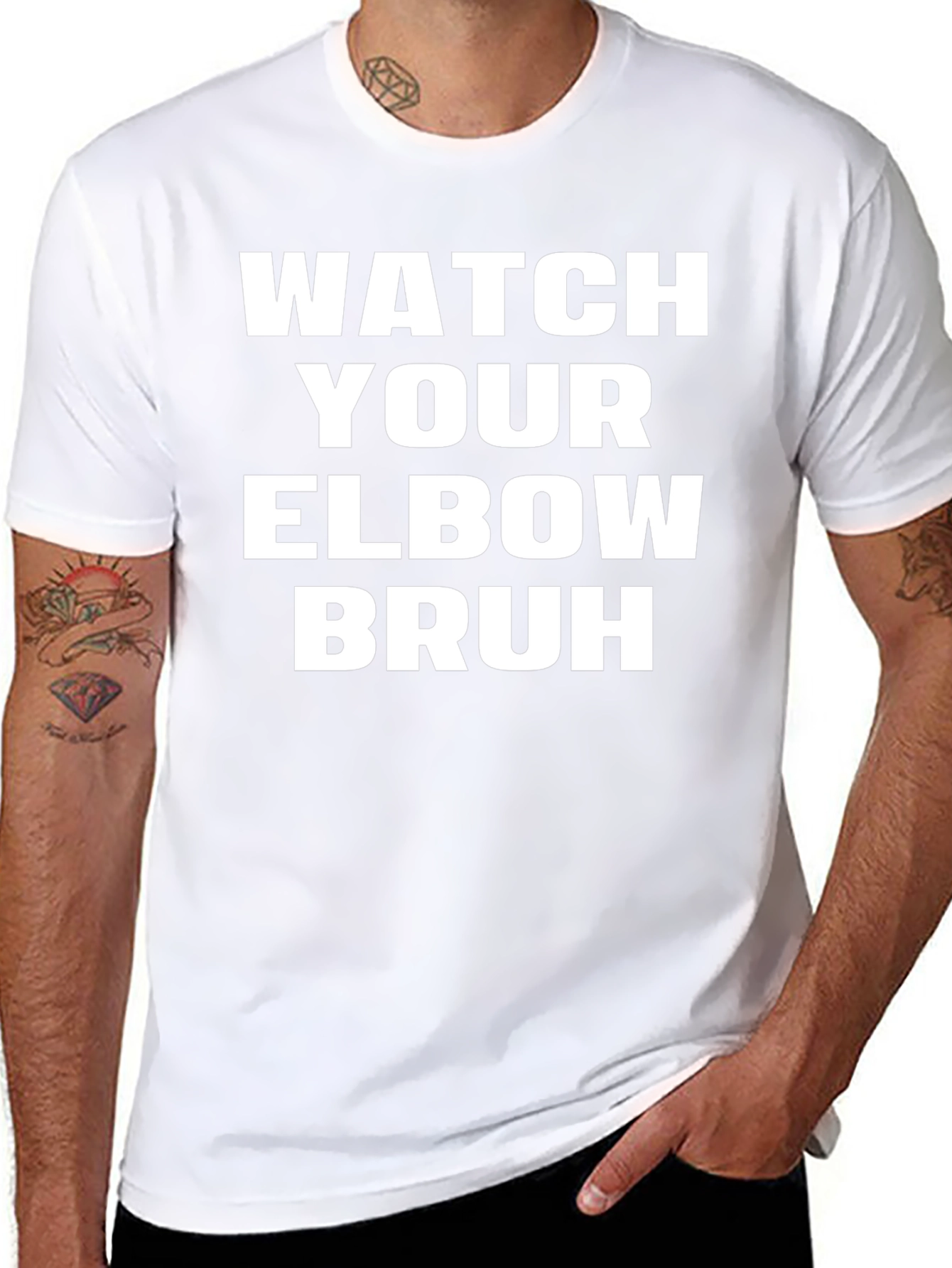 Watch Your Elbow Bruh Graphic Tee