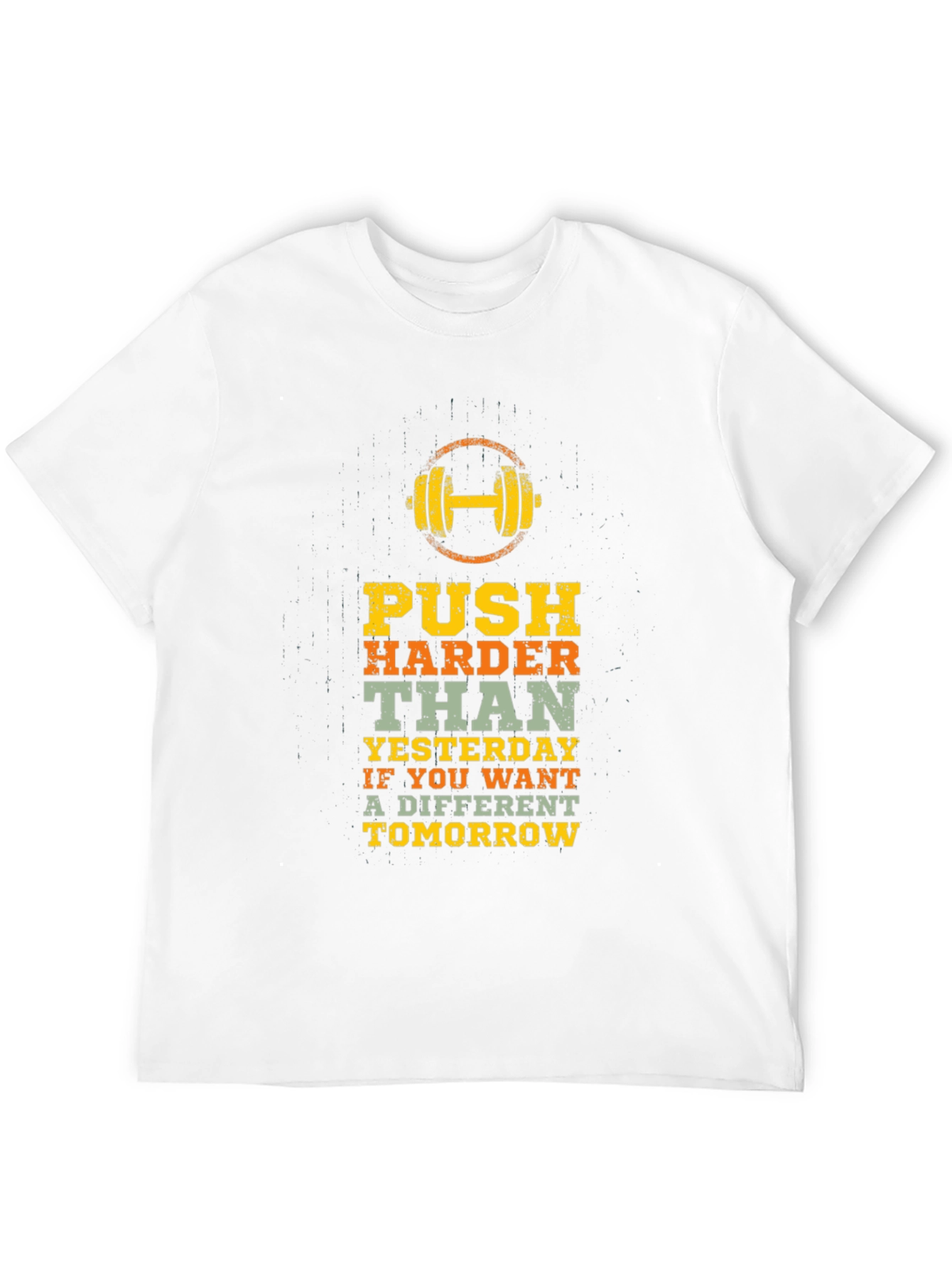 Motivational Workout T-Shirt: Push Harder
