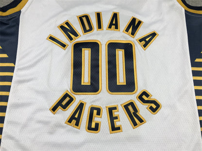 Men's Indiana Pacers Bennedict Mathurin #00 White 2022/23 Swingman Jerseys - Association Edition