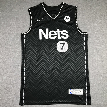 Men's Brooklyn Nets Kevin Durant #7 Black 2020/21 Swingman Player Jerseys