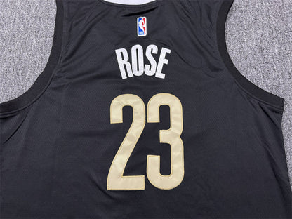 Men's Memphis Grizzlies Derrick Rose #23 Black 2023/24 Swingman Jerseys - City Edition