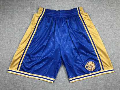 Men's Golden State Warriors Rat Year Limited Edition Blue Basketball Shorts1