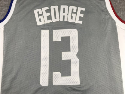 Men's LA Clippers Paul George Gray 2020/21 Swingman Jerseys - Earned Edition