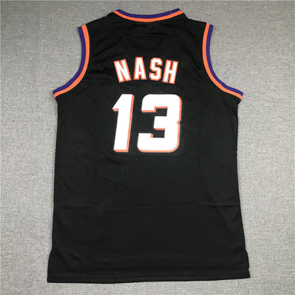 Men's Phoenix Suns Steve Nash Black 1996-97 Hardwood Classics Swingman Jerseys