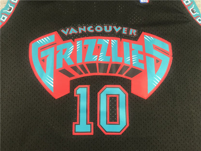 Men's Memphis Grizzlies Mike Bibby #10 Black Classics Swingman Jerseys