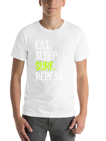 Eat Sleep Surf Repeat Graphic Tee
