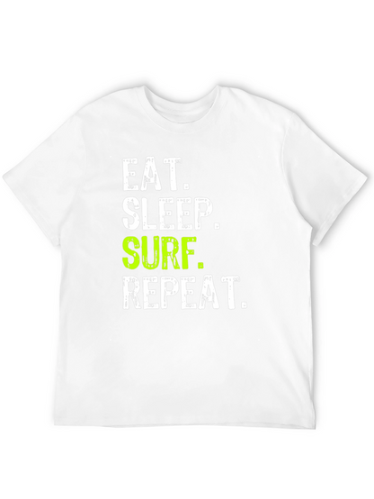 Eat Sleep Surf Repeat Graphic Tee
