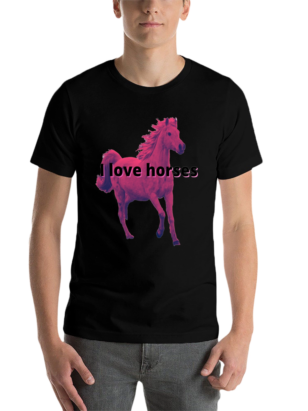 I Love Horses Graphic T-Shirt