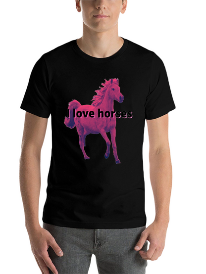 I Love Horses Graphic T-Shirt