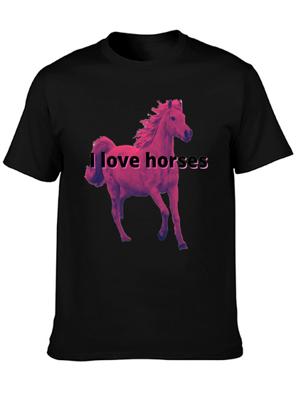 I Love Horses Graphic T-Shirt