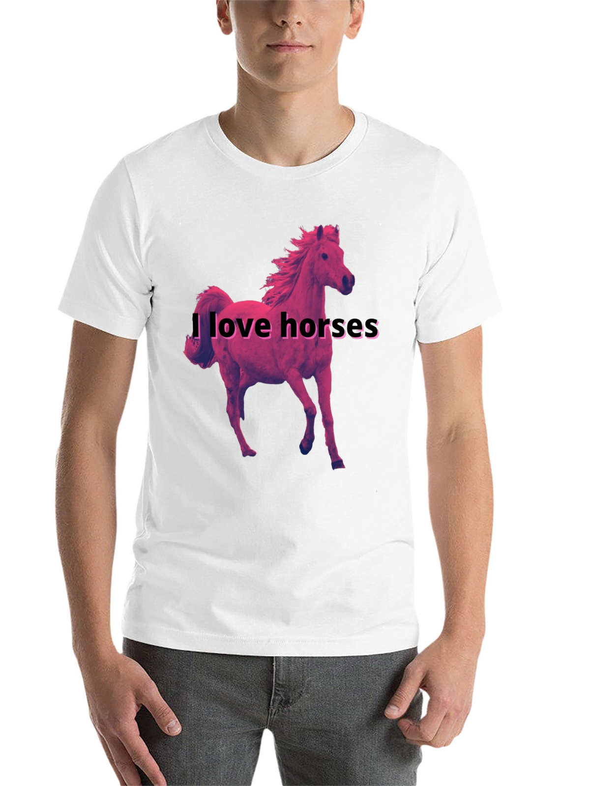 I Love Horses Graphic T-Shirt