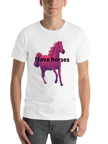 I Love Horses Graphic T-Shirt