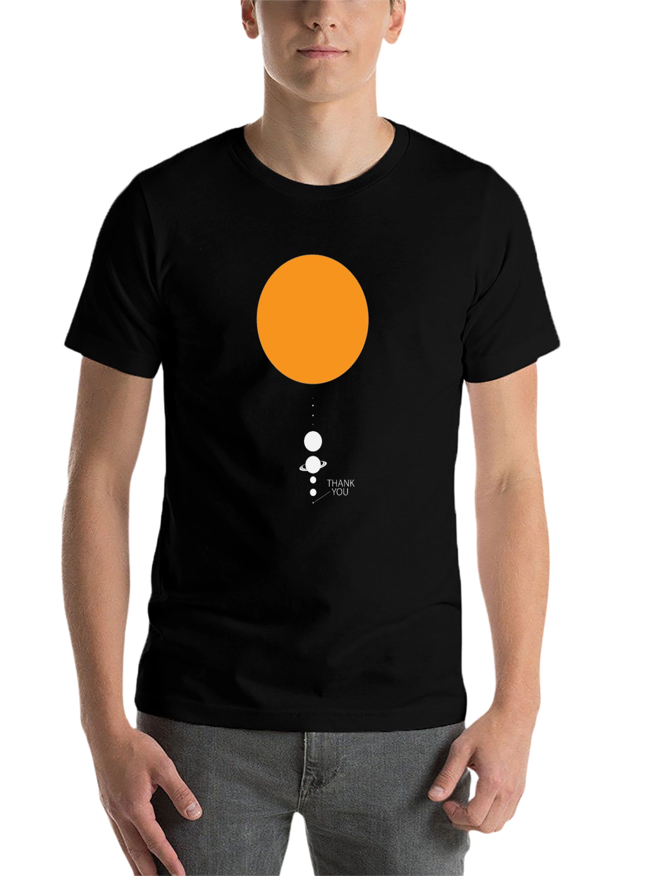 Solar System Thank You T-Shirt - Unique Design