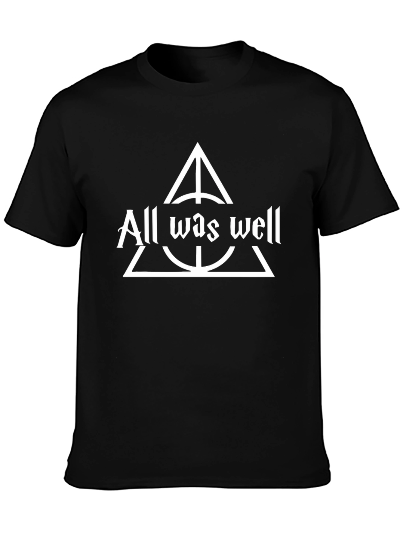 All Was Well T-Shirt Deathly Hallows Tee