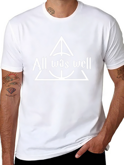 All Was Well T-Shirt Deathly Hallows Tee