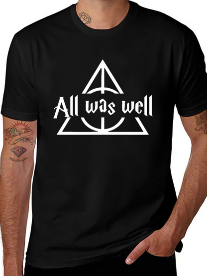 All Was Well T-Shirt Deathly Hallows Tee