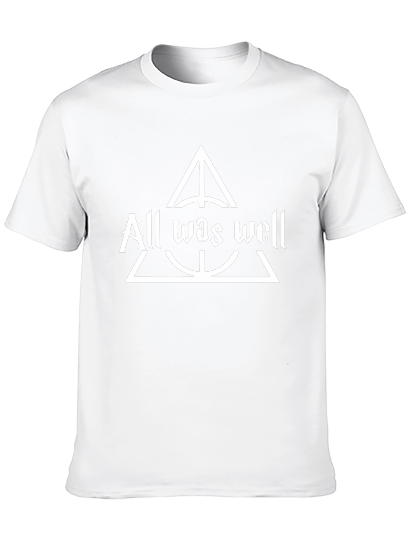 All Was Well T-Shirt Deathly Hallows Tee