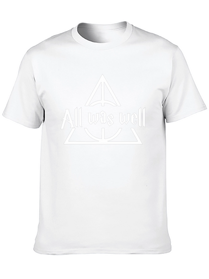 All Was Well T-Shirt Deathly Hallows Tee
