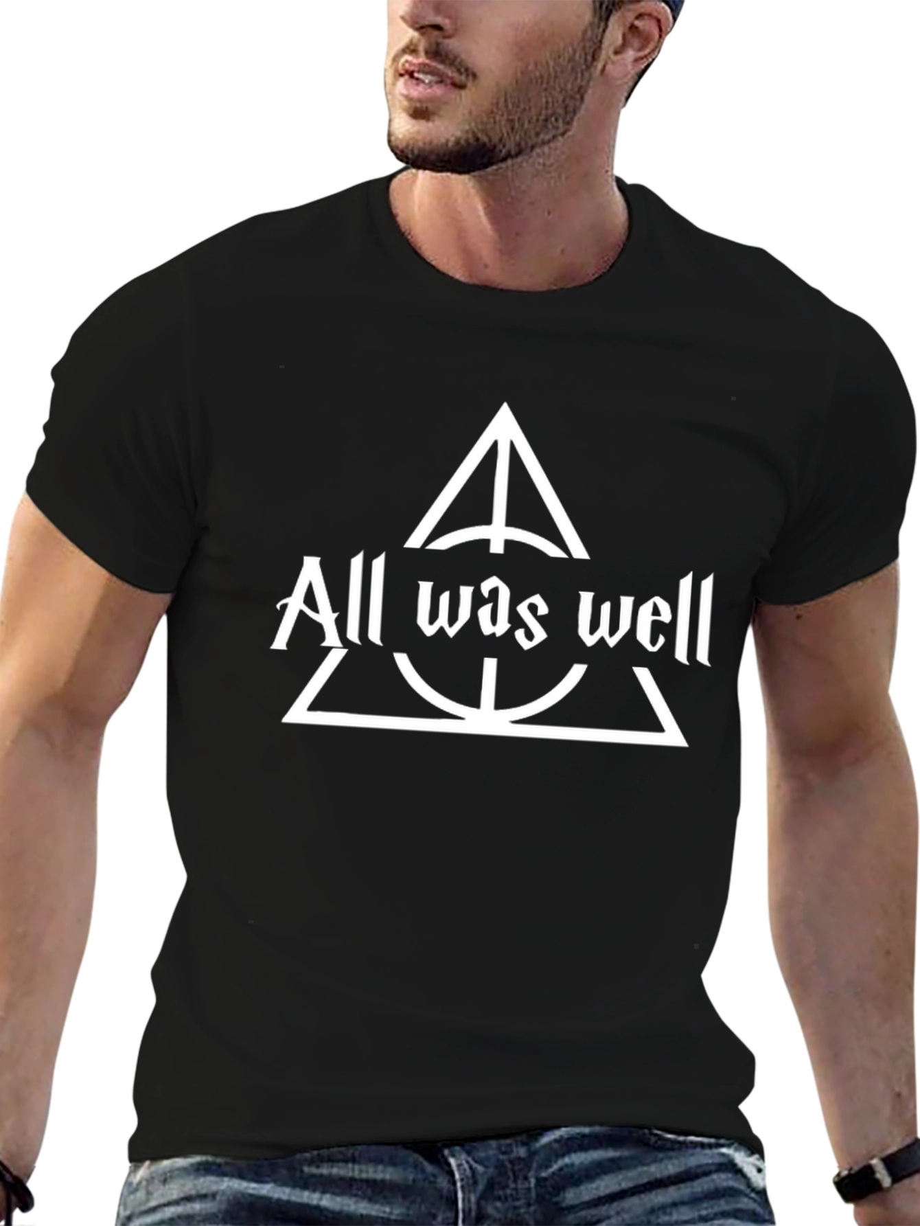 All Was Well T-Shirt Deathly Hallows Tee