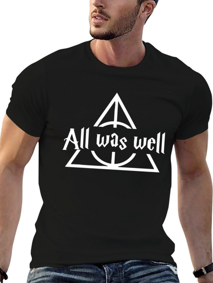 All Was Well T-Shirt Deathly Hallows Tee