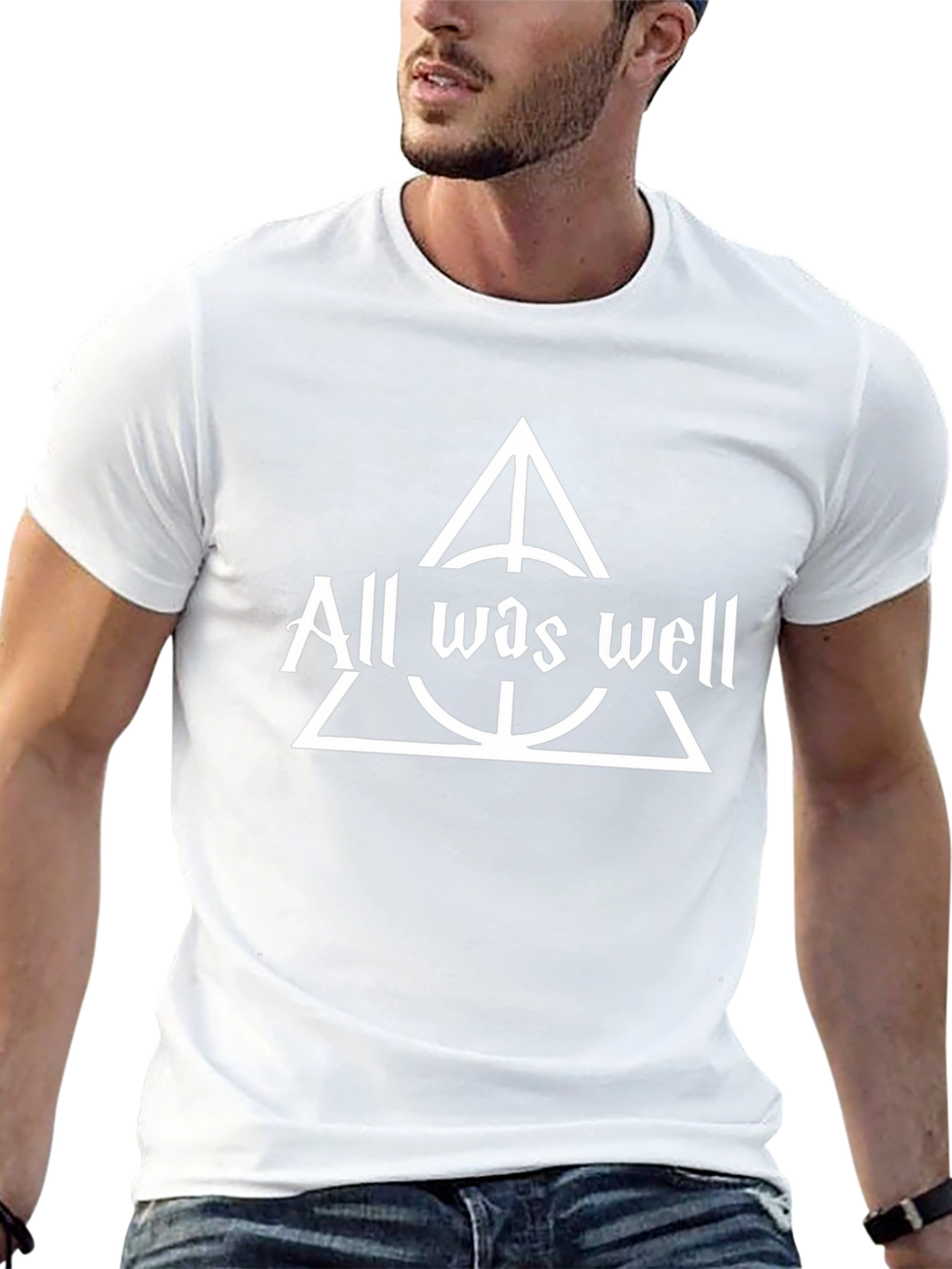 All Was Well T-Shirt Deathly Hallows Tee