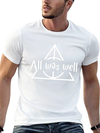 All Was Well T-Shirt Deathly Hallows Tee