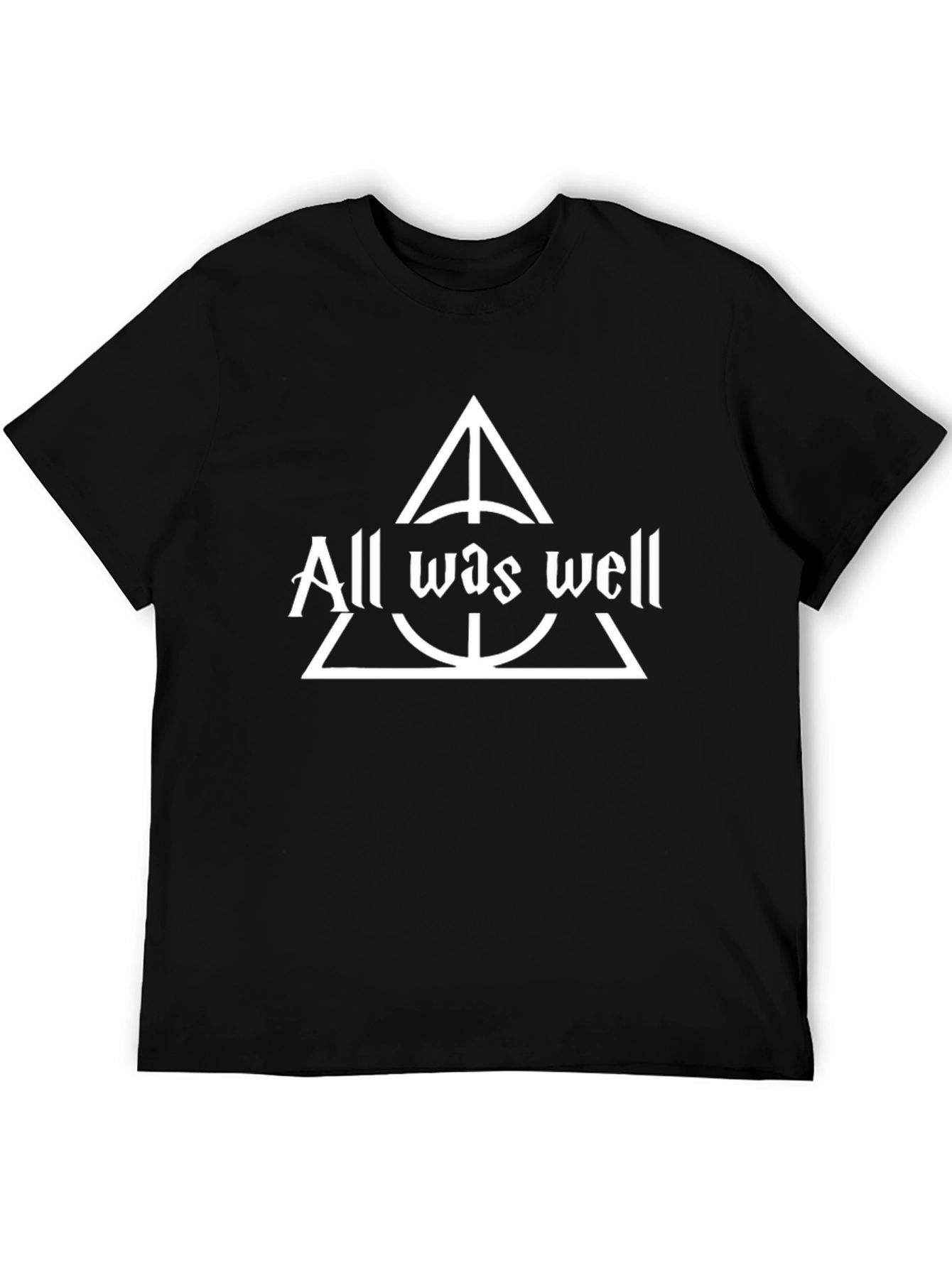 All Was Well T-Shirt Deathly Hallows Tee
