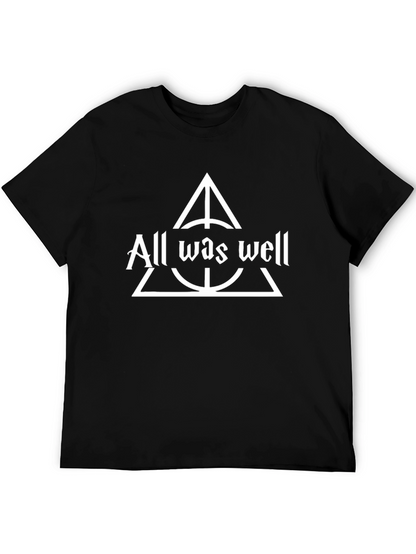 All Was Well T-Shirt Deathly Hallows Tee