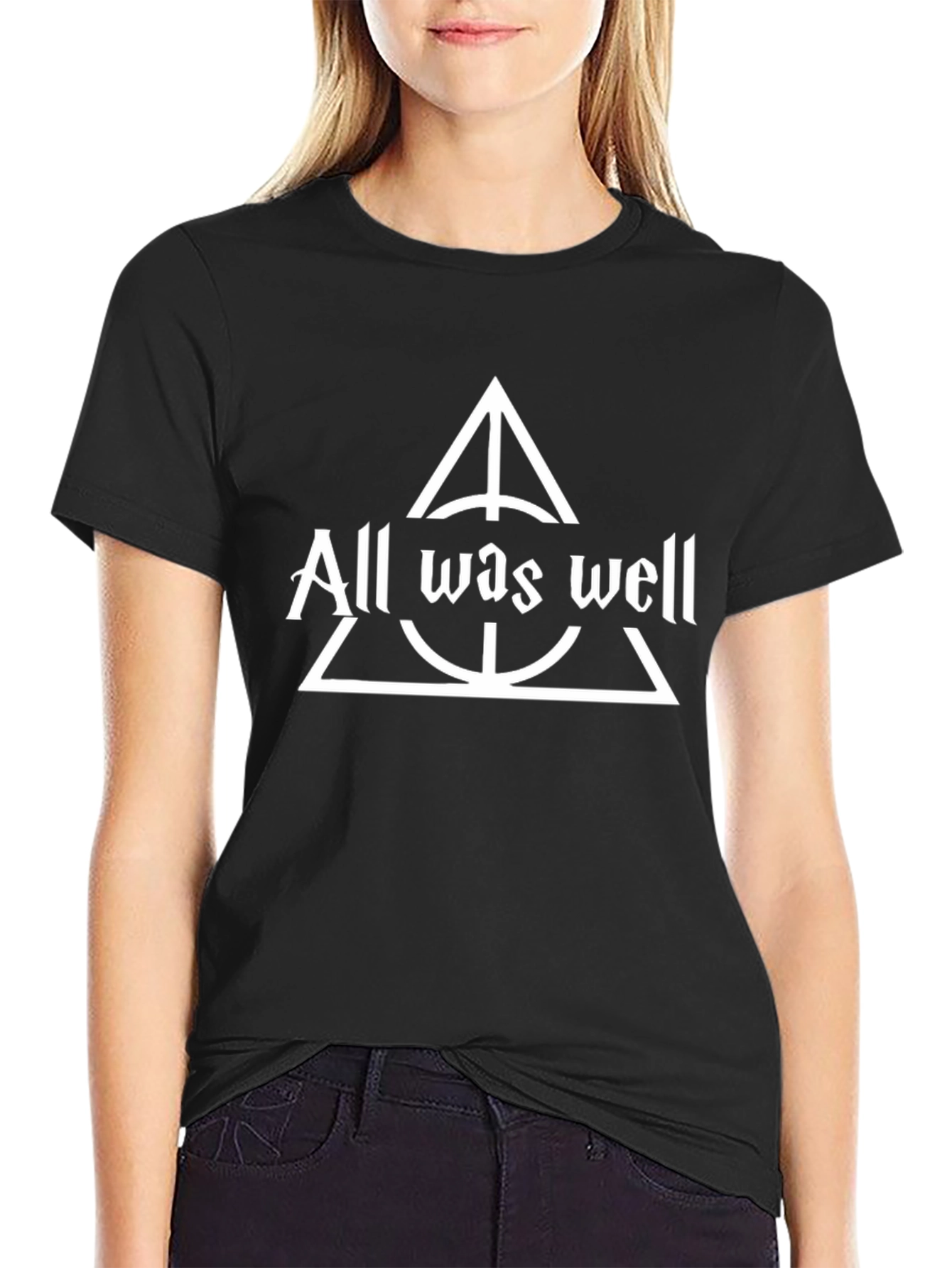All Was Well T-Shirt Deathly Hallows Tee