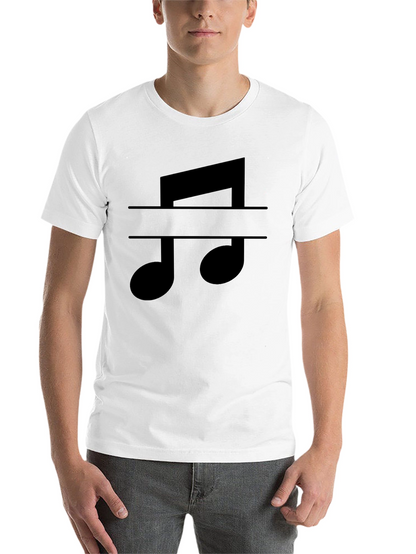 Music Note Graphic Tee - Classic Black T-Shirt