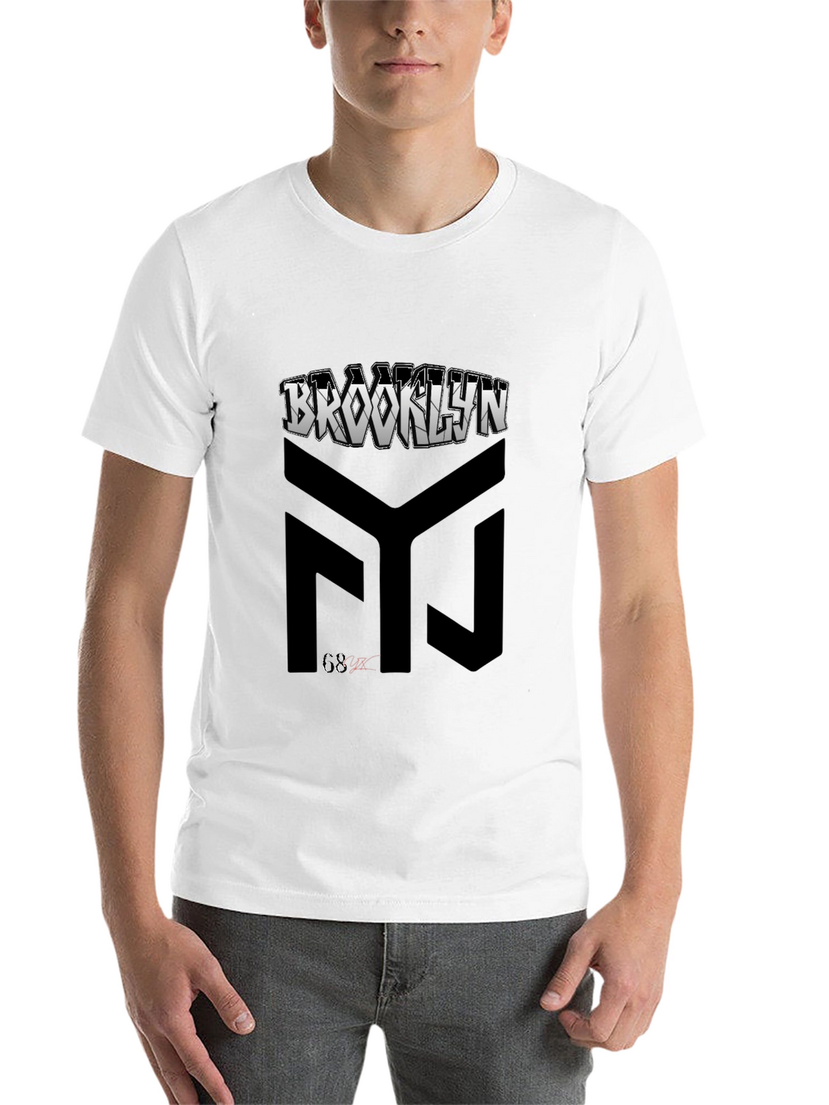Brooklyn Graphic Print Black T-Shirt