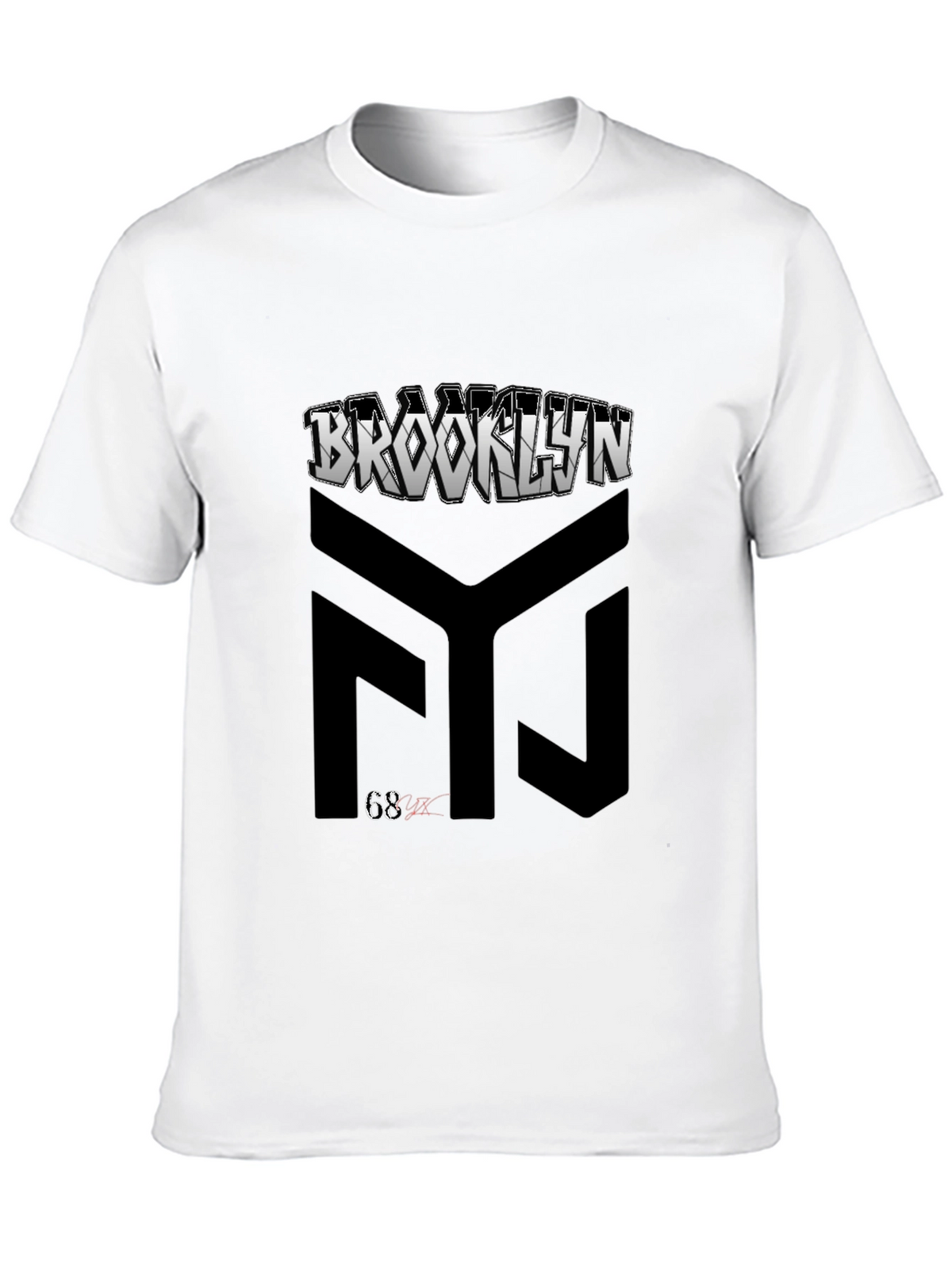 Brooklyn Graphic Print Black T-Shirt