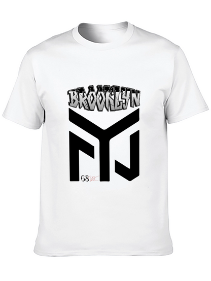 Brooklyn Graphic Print Black T-Shirt