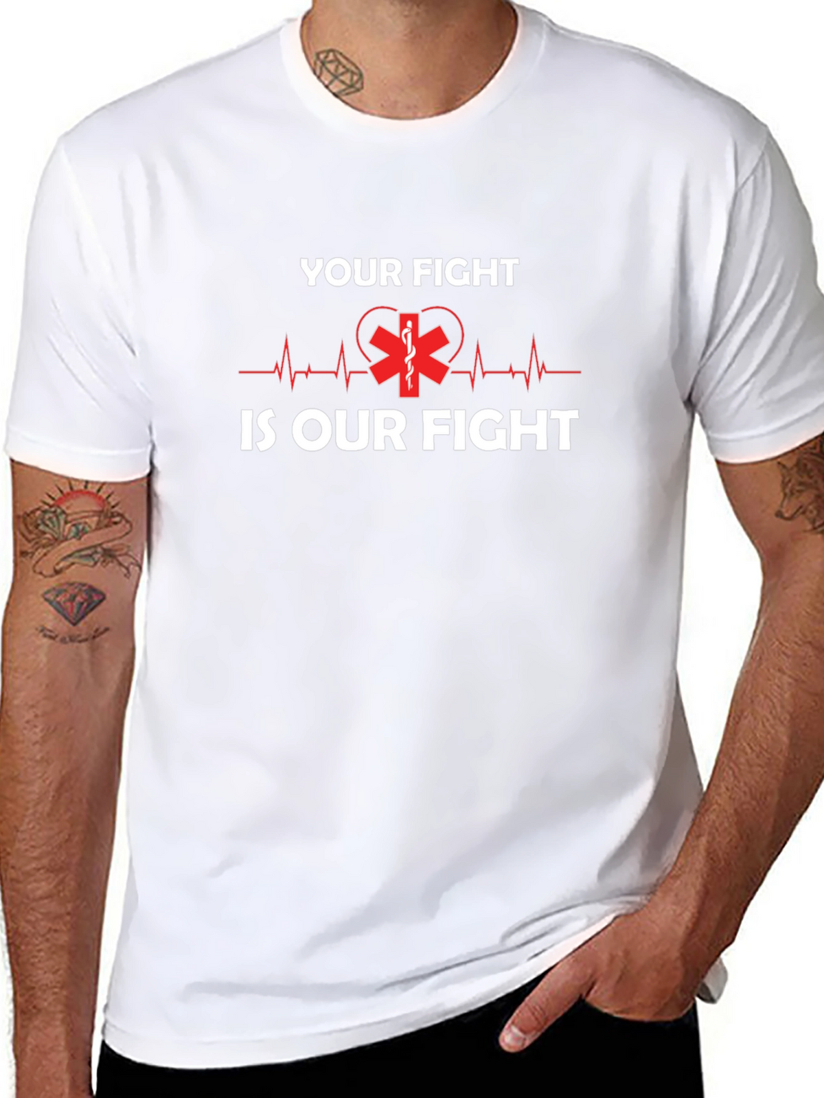 Your Fight Is Our Fight EMT T-Shirt