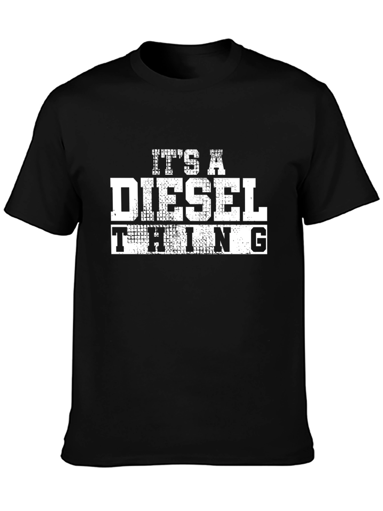 Its a Diesel Thing Black Graphic Tee