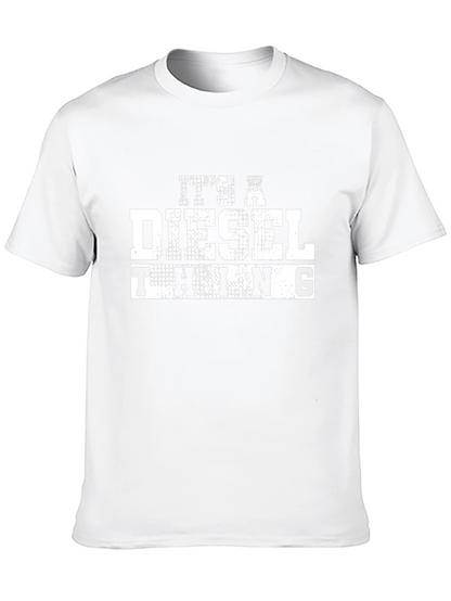 Its a Diesel Thing Black Graphic Tee
