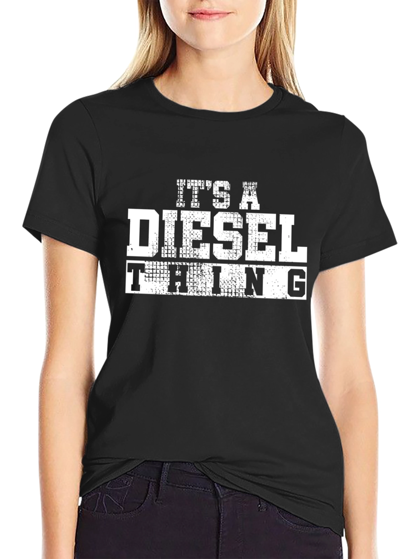 Its a Diesel Thing Black Graphic Tee