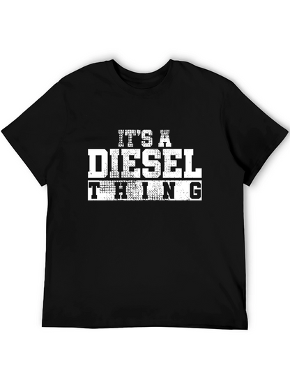 Its a Diesel Thing Black Graphic Tee