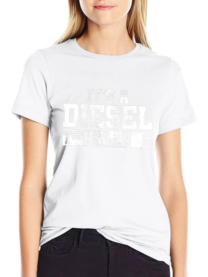 Its a Diesel Thing Black Graphic Tee