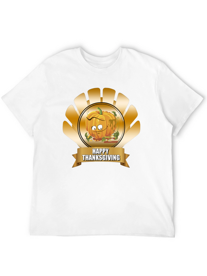 Thanksgiving Pumpkin Cartoon T-Shirt