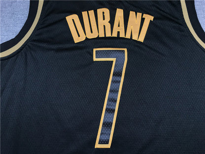 Men's Brooklyn Nets Kevin Durant #7 NBA Black Swingman Player Jerseys