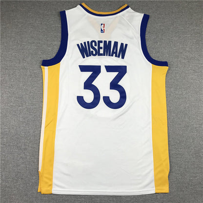 Men's Golden State Warriors James Wiseman White Fast Break Replica Player Jerseys