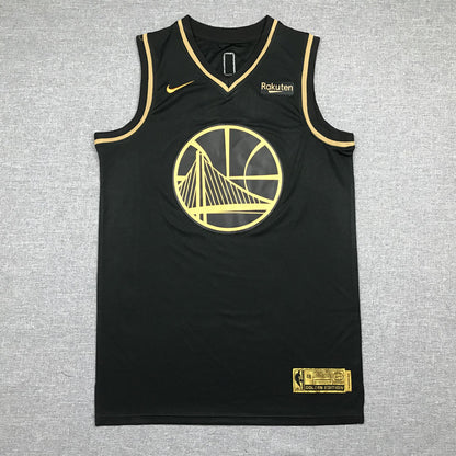 Men's Golden State Warriors Stephen Curry #30 Black Classic Swingman Jerseys
