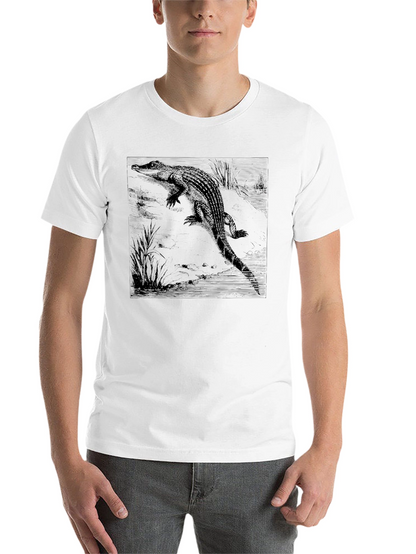 Alligator Graphic Black T-Shirt