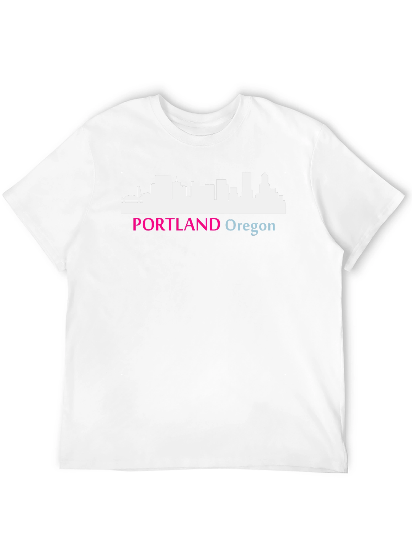 Portland Oregon Skyline Graphic Tee - Black