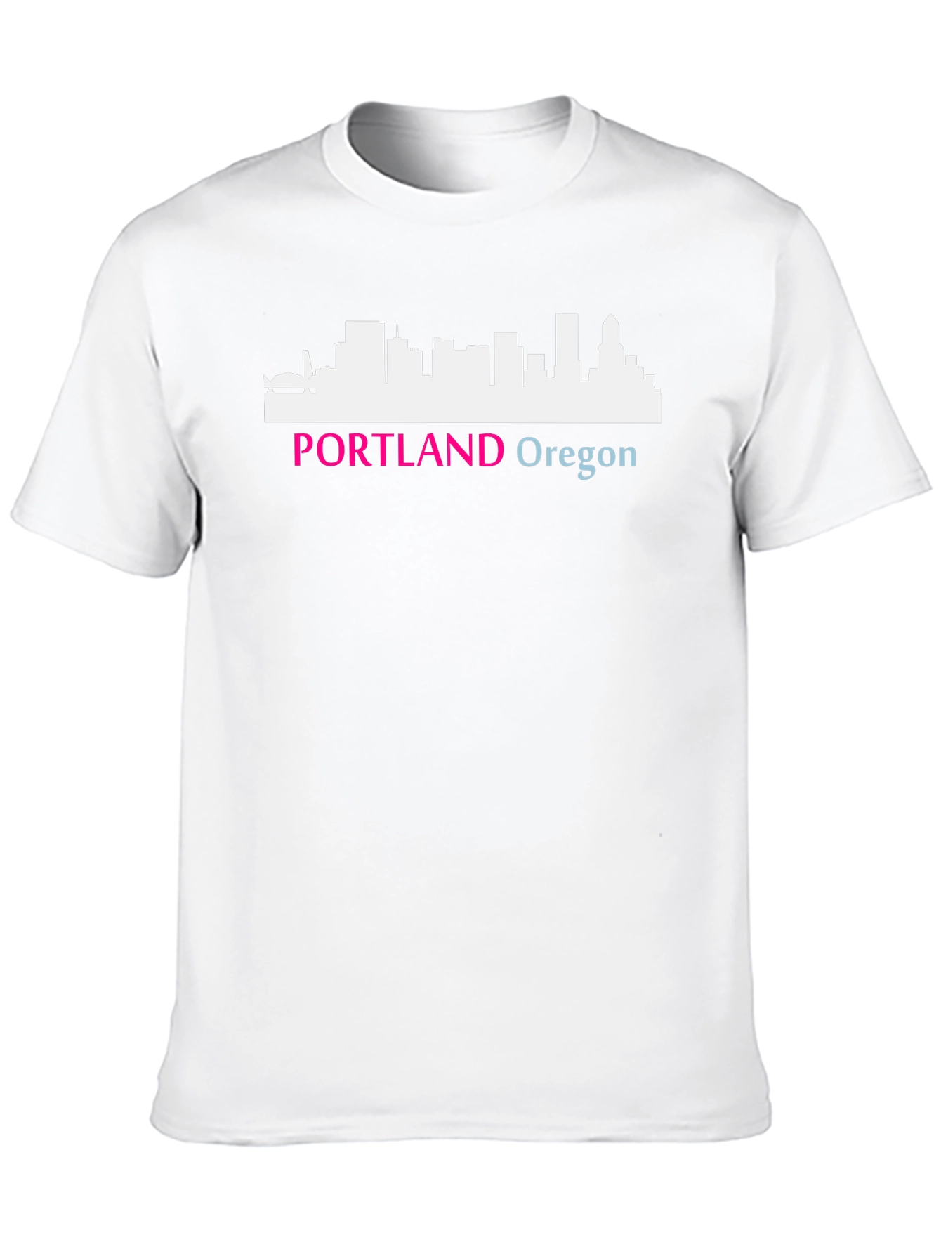 Portland Oregon Skyline Graphic Tee - Black