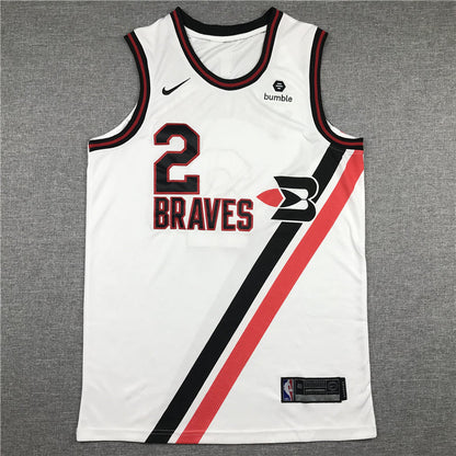 Men's LA Clippers Kawhi Leonard #2 NBA Player Jerseys - Retro White