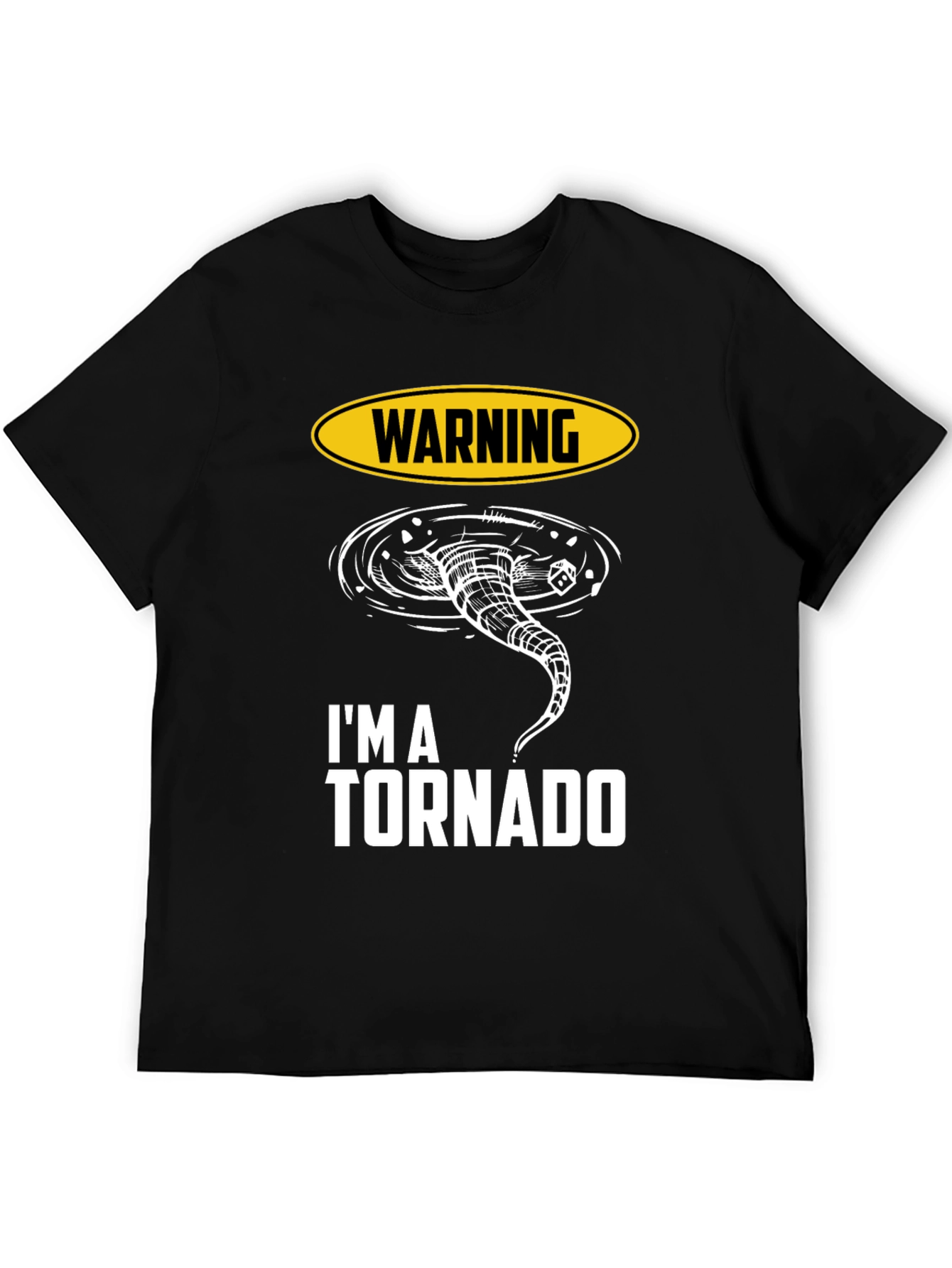 Warning Im A Tornado Graphic T-Shirt
