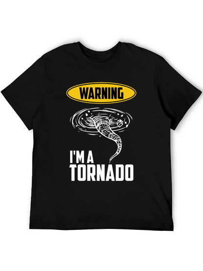 Warning Im A Tornado Graphic T-Shirt