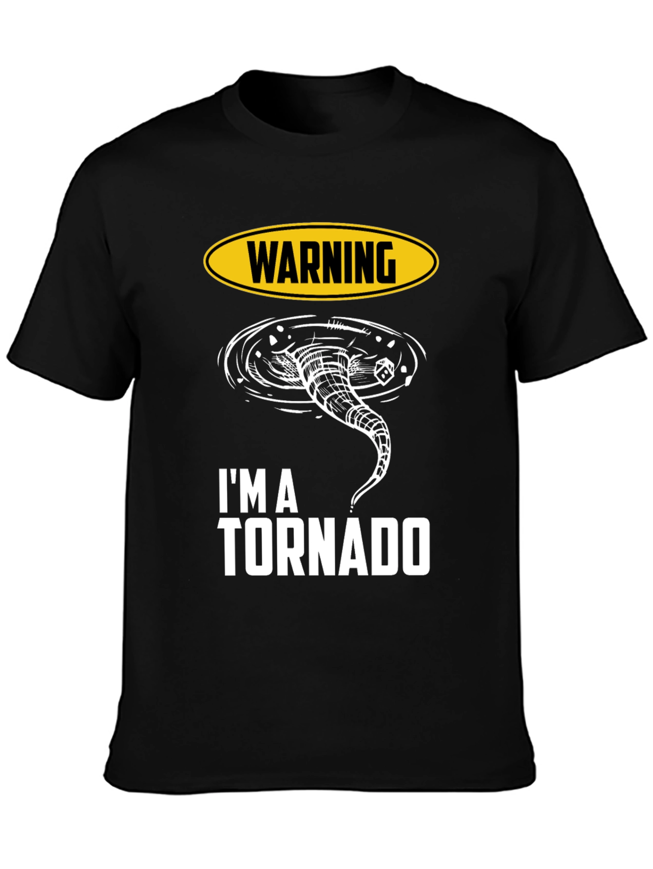 Warning Im A Tornado Graphic T-Shirt